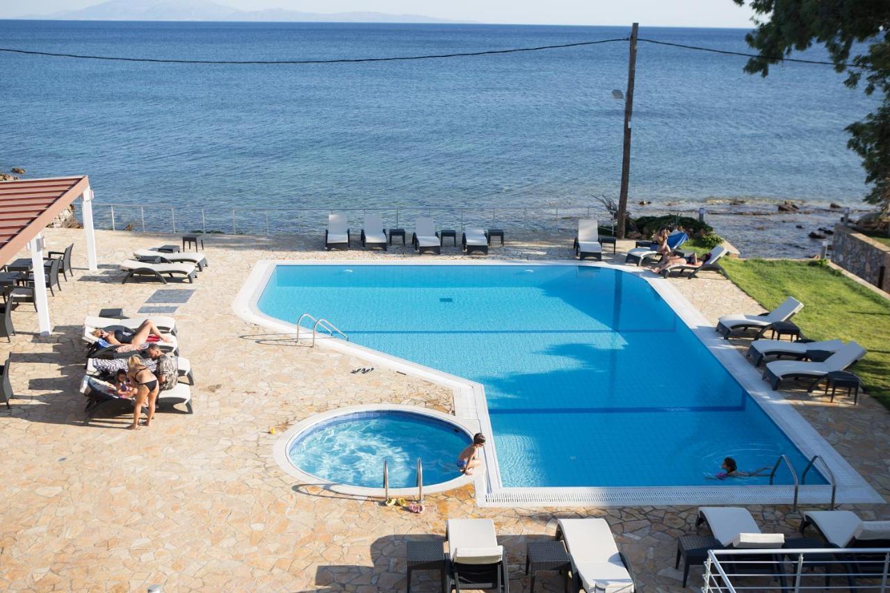 Blue Waves Luxury Suites By The Sea Plomari Facilități foto